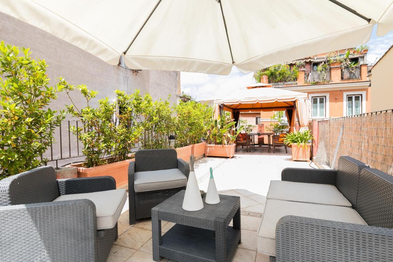 67m² 1 slaapkamer, 1 privé badkamer Appartement in Trastevere Rome Buitenkant foto
