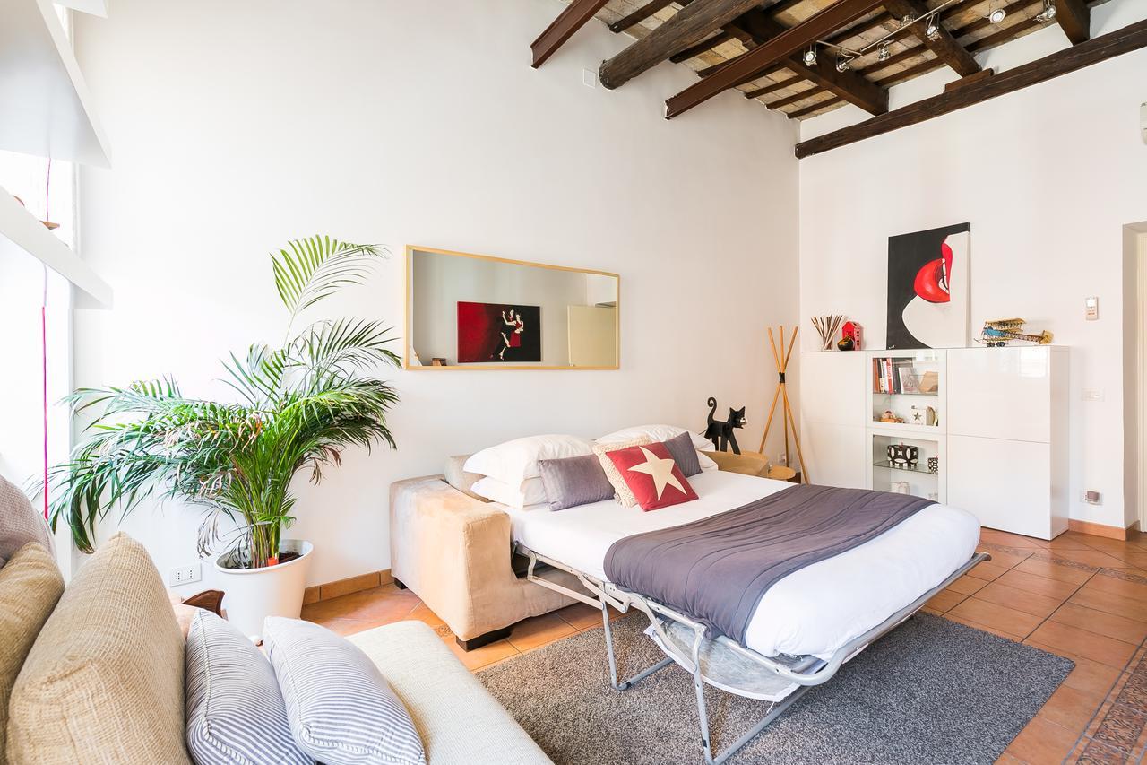 67m² 1 slaapkamer, 1 privé badkamer Appartement in Trastevere Rome Buitenkant foto